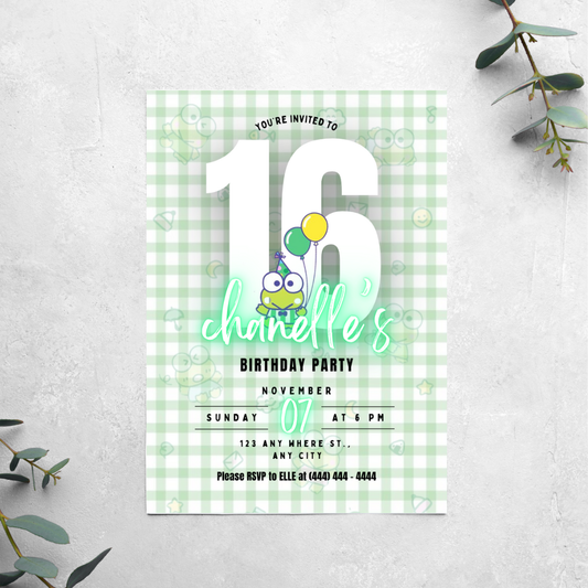 Kerropi - Birthday Invitation
