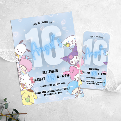 Sanrio - Birthday Invitation
